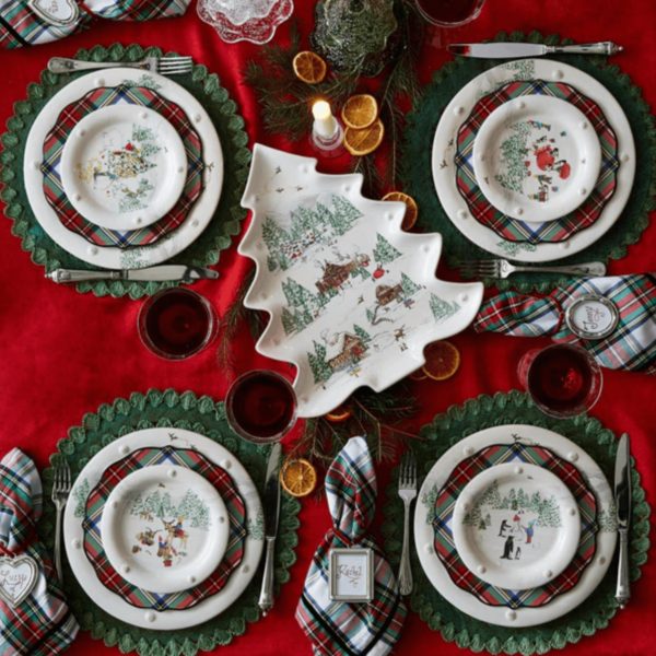 JLK Isadora Placemat - Evergreen 15" - Image 2